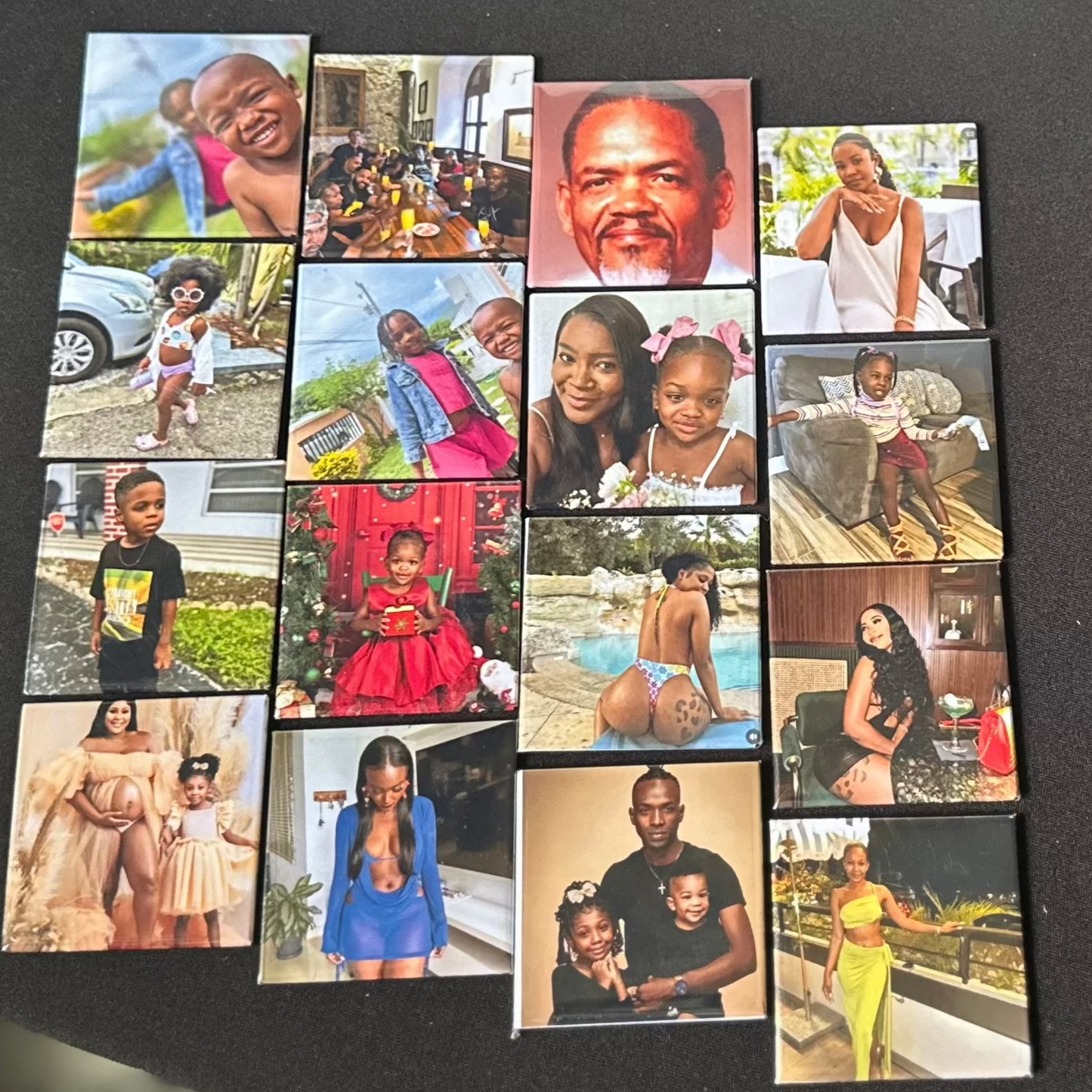 2" x 2" Custom Photo Magnets - The Gift Box Jamaica